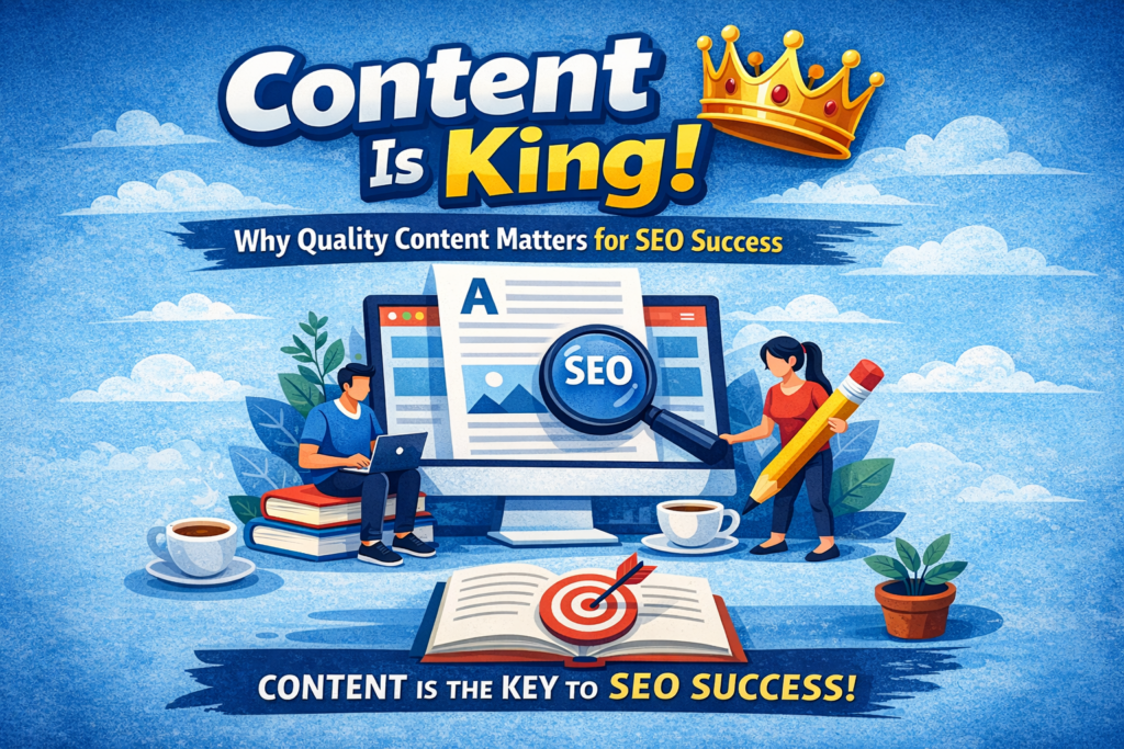 Content is king SEO importance