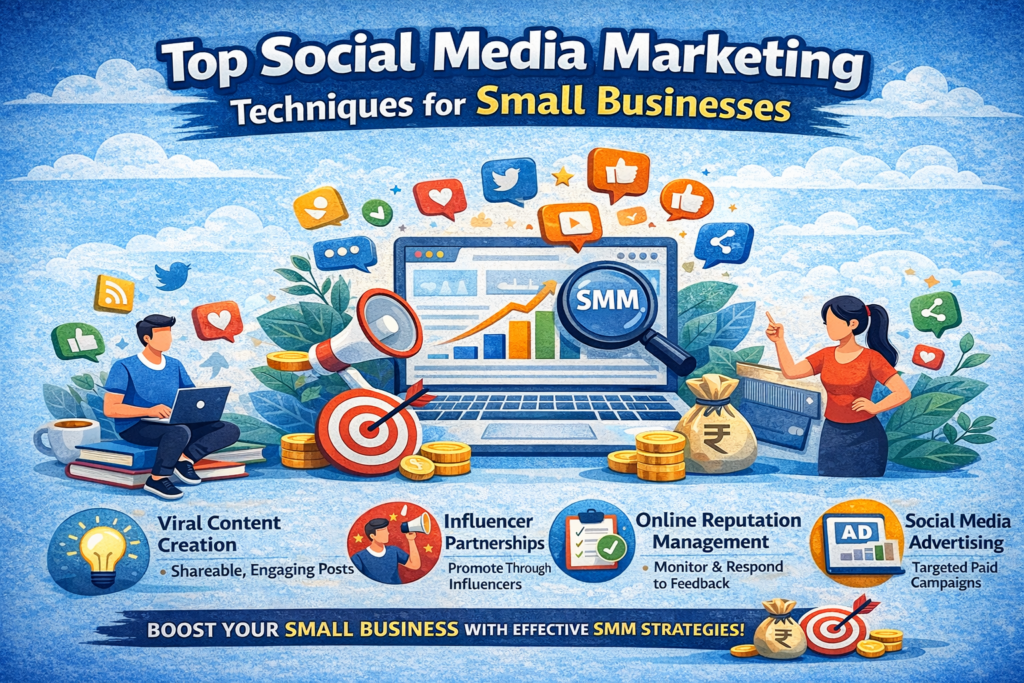 social media marketing techniques small business